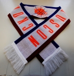 Вязанный шарф с логотипом